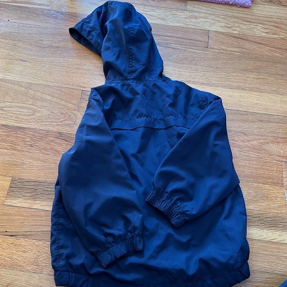Baby Gap navy spring jacket with gray lining size 4t - Picture 3 of 5